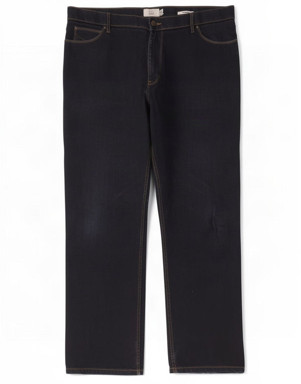 Marks & Spencer Herren Stormwear Regular Straight Jeans W40 L31 Marineblau