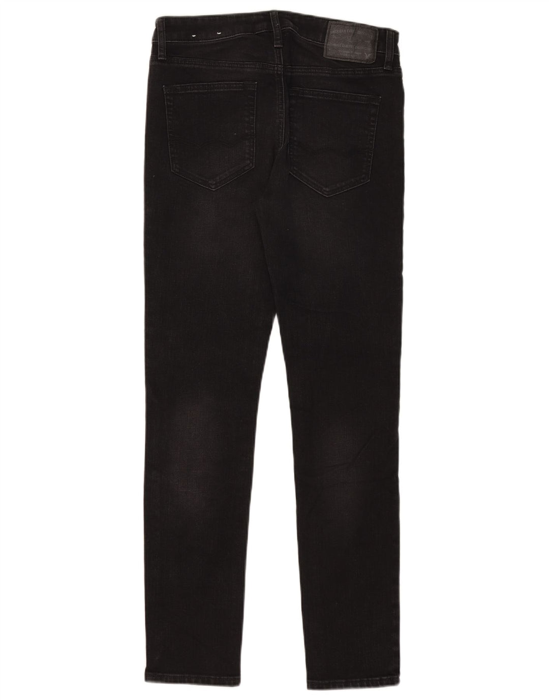 American Eagle Damen Skinny Jeans W30 L30 Schwarz Baumwolle