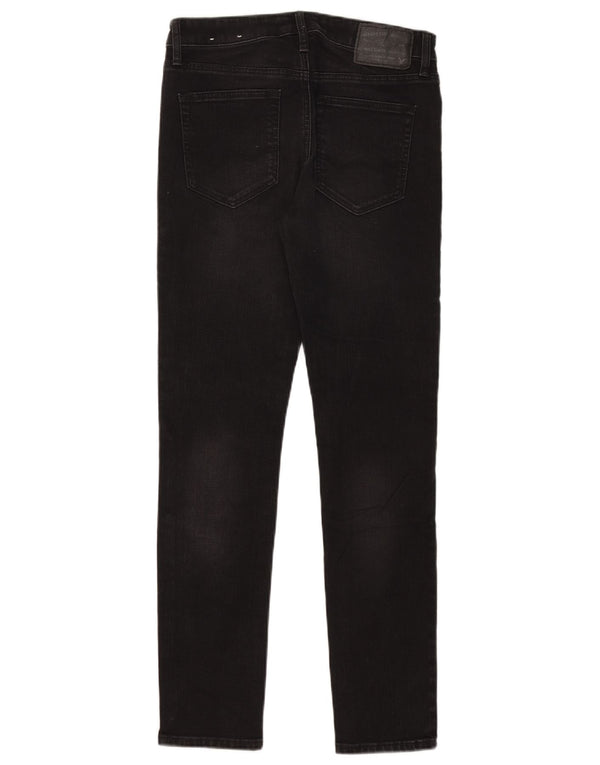American Eagle Damen Skinny Jeans W30 L30 Schwarz Baumwolle