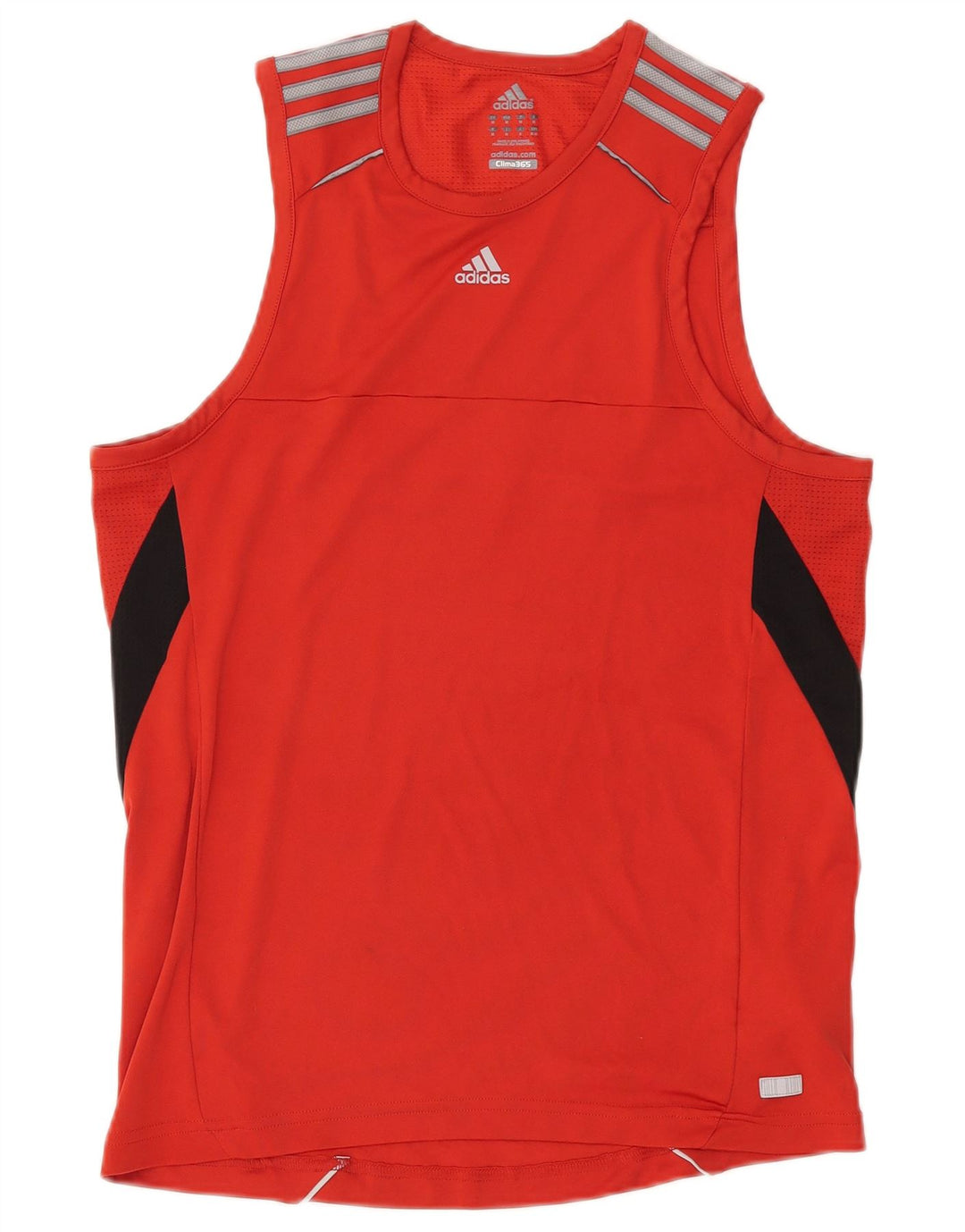 Adidas Herren Weste Top Mittelrotes Polyester