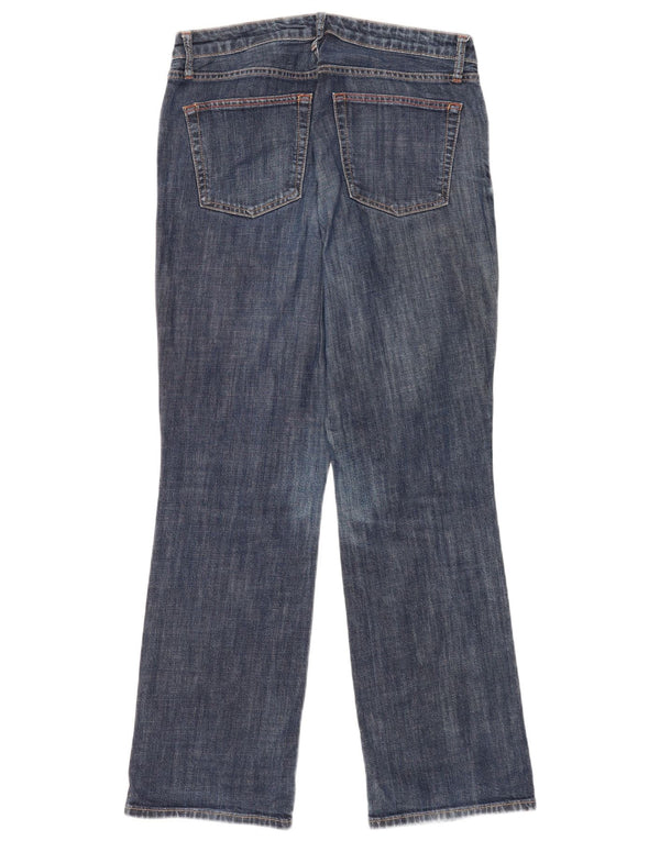 Gap Damen Stretch Bootcut Jeans US 12 Large W32 L29 Blaue Baumwolle