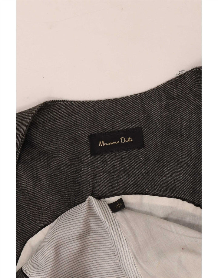 Massimo Dutti Damen Weste UK 10 Small Grey