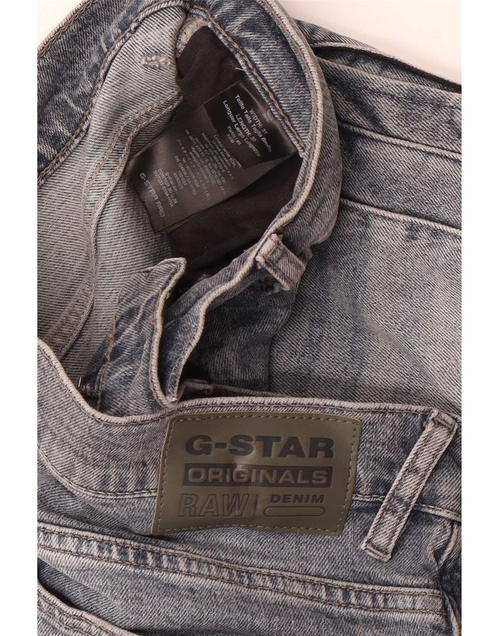 G-Star Herren Straight Jeans W31 L30 Blaue Baumwolle