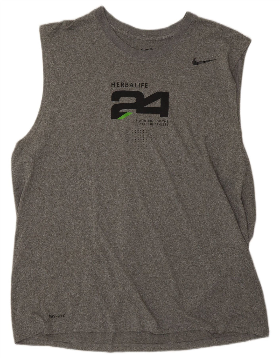 Nike Herren Herbalife Graphic Weste Top XL Grau Polyester