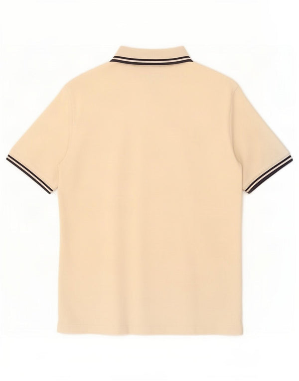 Asics Herren Poloshirt 2XL Beige Baumwolle