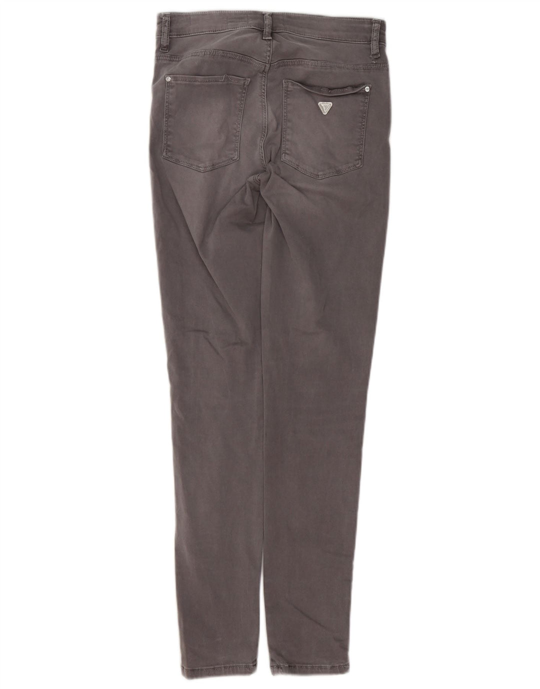 GUESS Damen Skinny Jeans W26 L30 Graue Baumwolle
