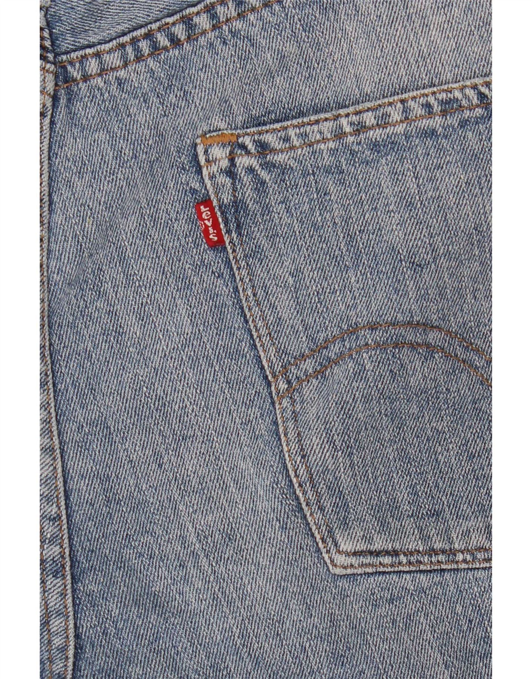 Levi's Damen-Jeansshorts, W32, groß, blaue Baumwolle