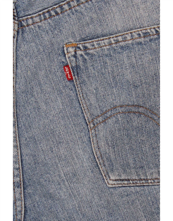 Levi's Damen-Jeansshorts, W32, groß, blaue Baumwolle