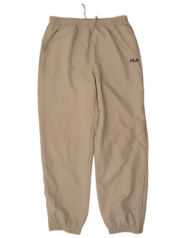 FILA Herren-Trainingshose, Jogginghose, groß, beige, Polyester