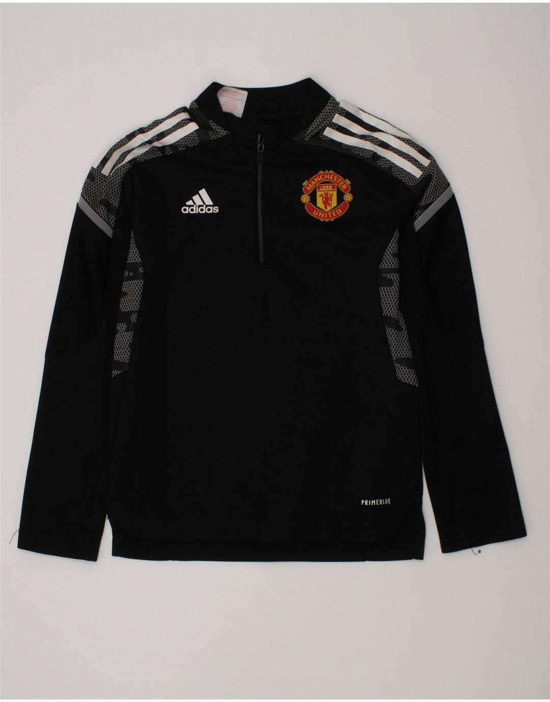 Adidas Jungen Graphic Pullover Trainingsanzug Top 7–8 Jahre Schwarz