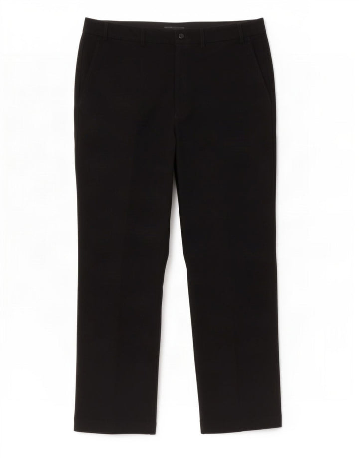 Gerade Herren-Chinohose von Marks & Spencer, Breite 40, Länge 31, Schwarz, Polyester