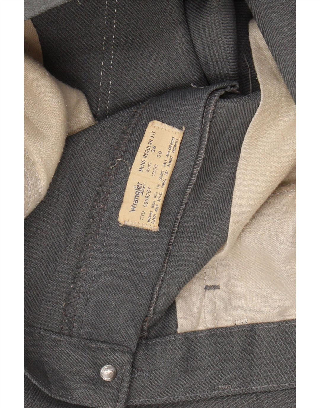 WRANGLER Herren-Freizeithose mit normaler Passform, W36, L30, Grau