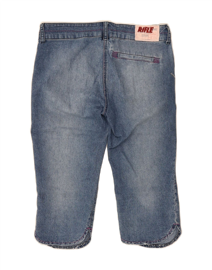 RIFLE Womens Denim Shorts W26 Small Blue Cotton Vintage Rifle and Second-Hand Rifle from Messina Hembry 