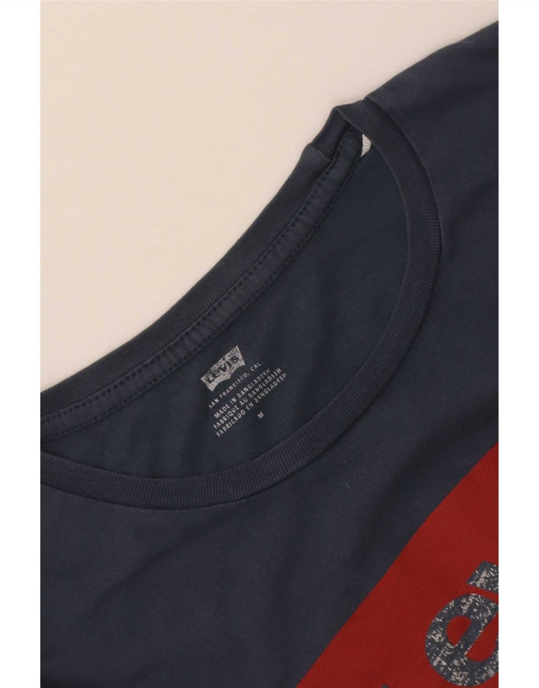 Levi's Damen-T-Shirt mit Grafik, UK 12, mittleres Marineblau