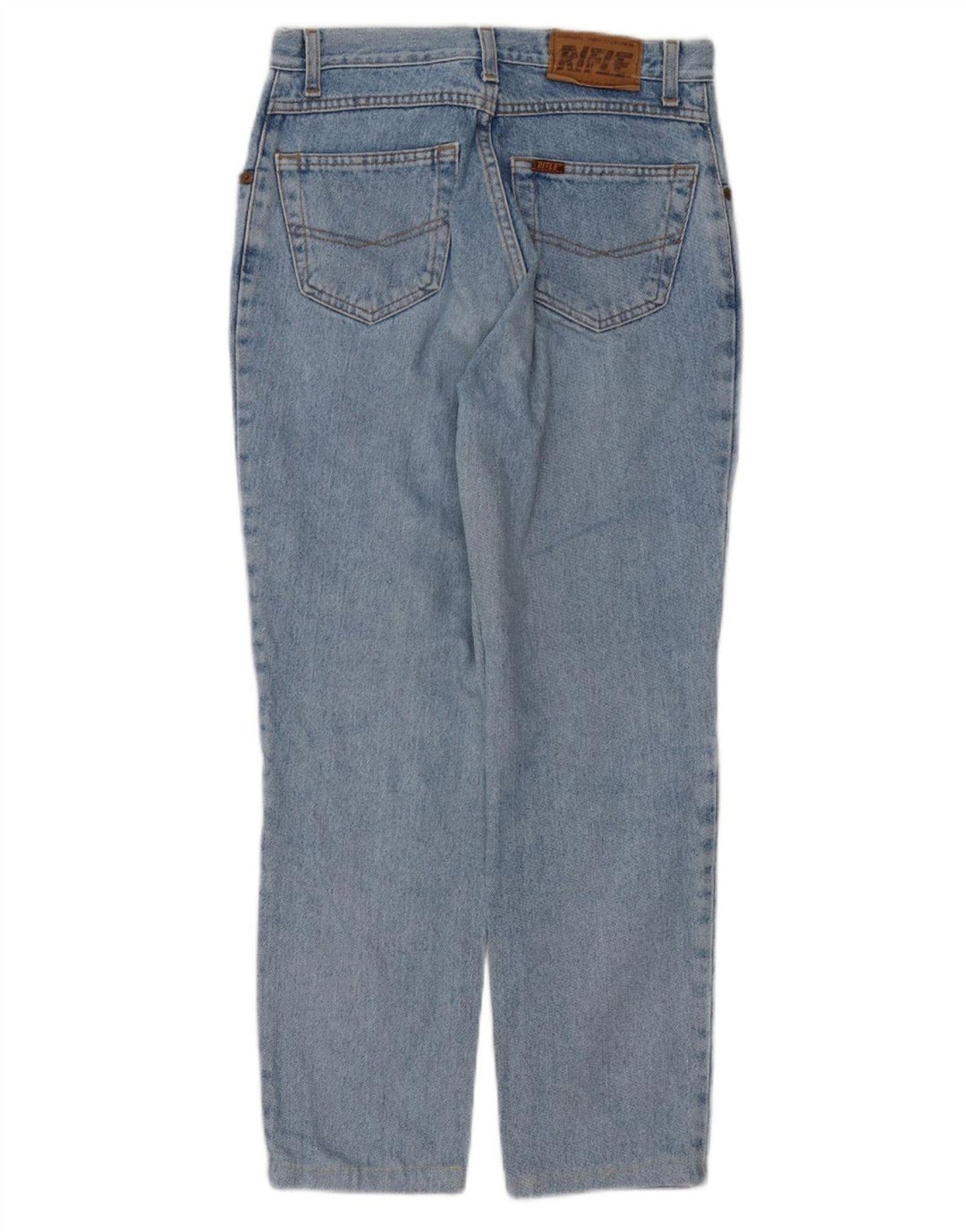 Rifle Damen Tapered Jeans W31 L27 Blaue Baumwolle