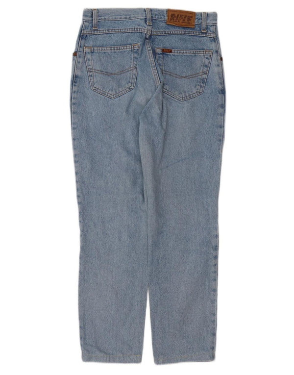 Rifle Damen Tapered Jeans W31 L27 Blaue Baumwolle