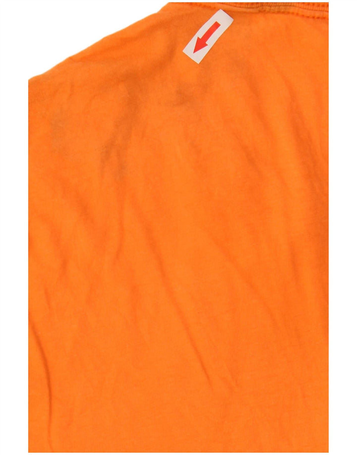 Penguin Herren-T-Shirt mit Grafik, mittelorange Baumwolle