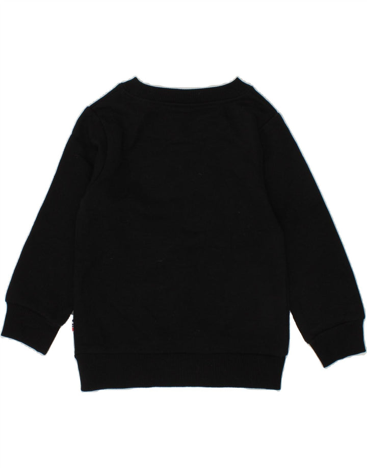 FILA Baby Boys Graphic Sweatshirt Jumper 18-24 Months Black Vintage Fila and Second-Hand Fila from Messina Hembry 