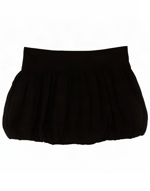 Zara Womens Mini Bubble Rock Medium W28 Schwarz Polyamid