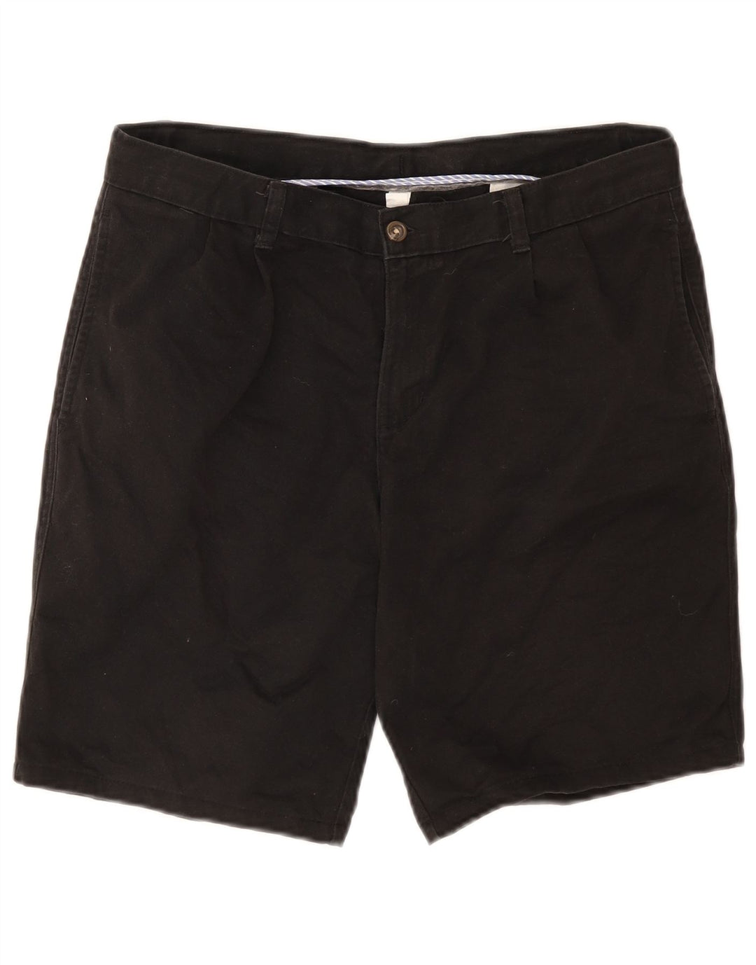 Chaps Husky Chino-Shorts für Jungen, 15–16 Jahre, W32, schwarze Baumwolle