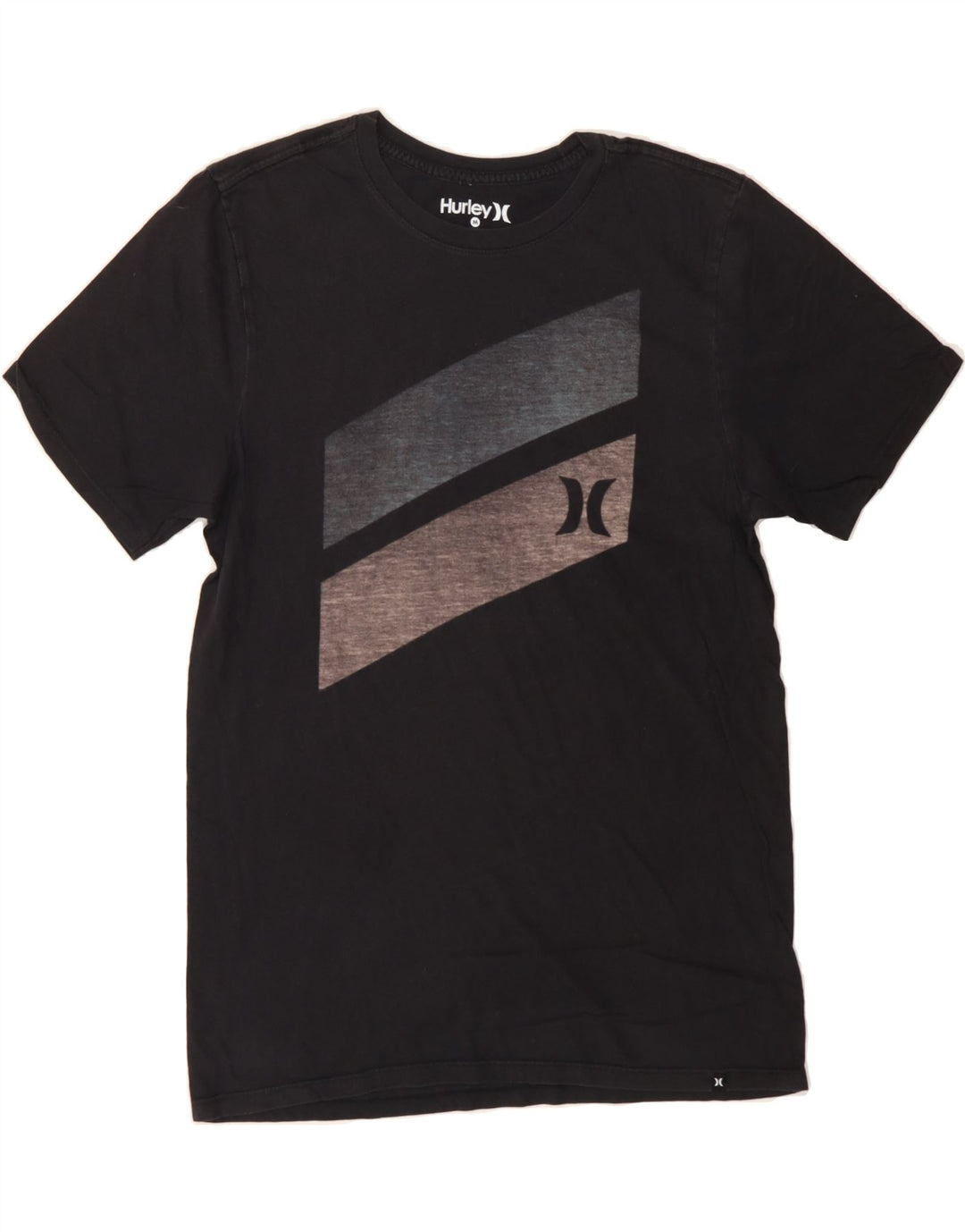 HURLEY Mens Graphic T-Shirt Top Medium Black Cotton Vintage Hurley and Second-Hand Hurley from Messina Hembry 