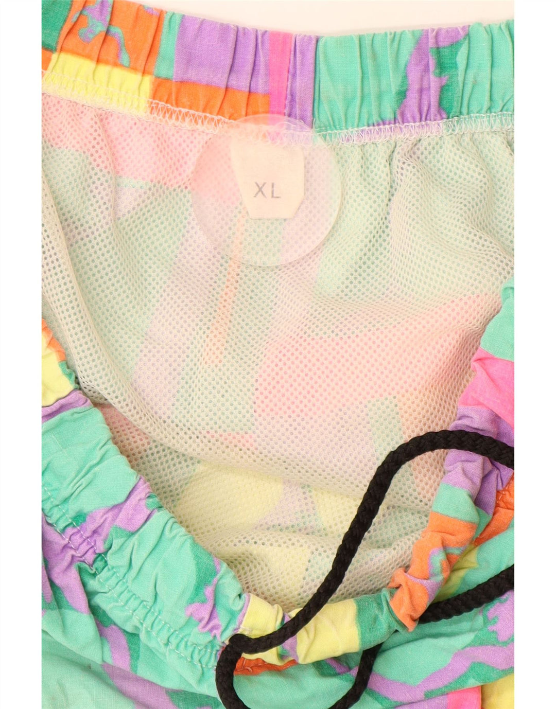 VINTAGE Damen Badeshorts mit Grafik, UK 18 XL, mehrfarbig, geometrisch