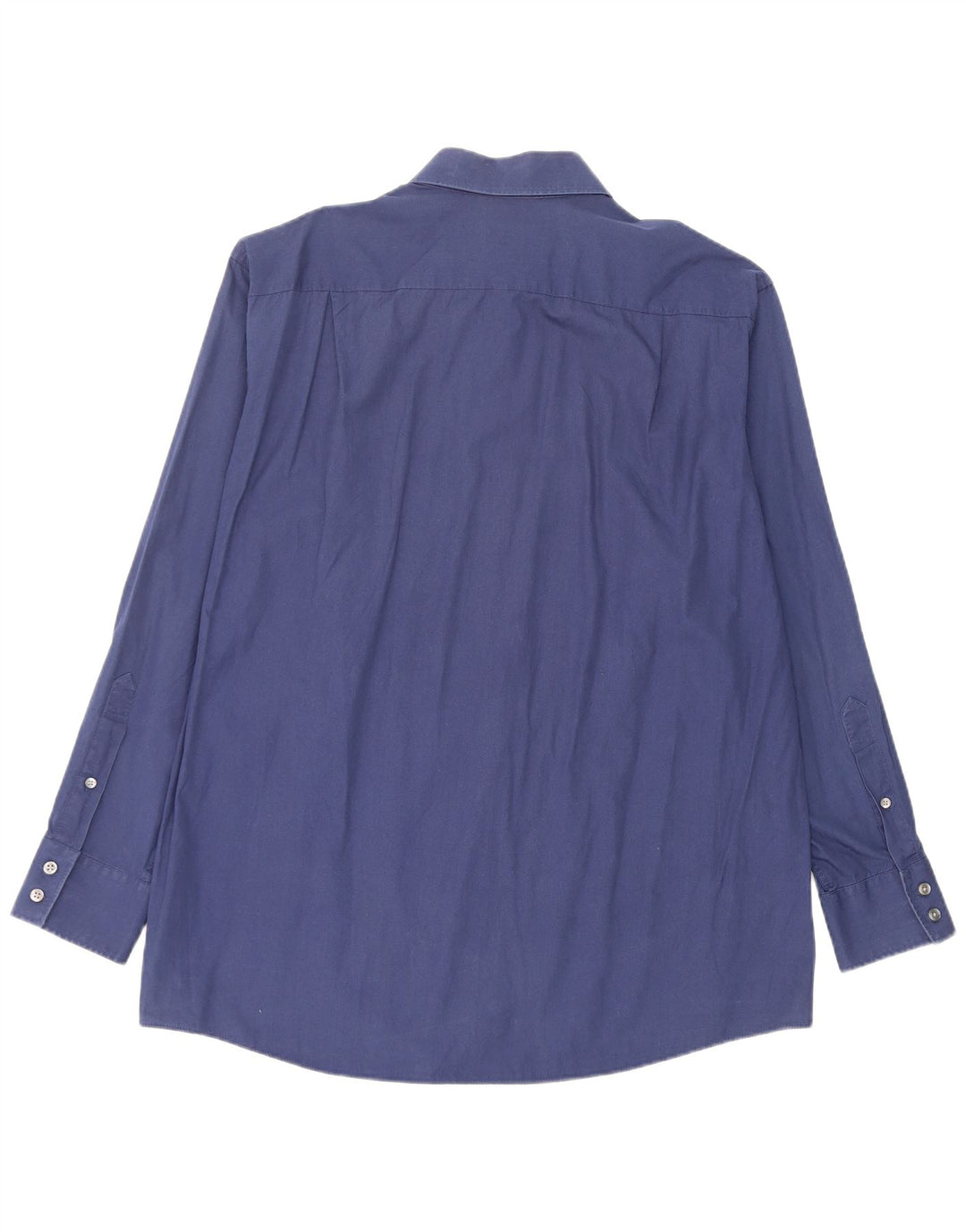 Calvin Klein Herrenhemd Größe 17 XL Blaue Baumwolle
