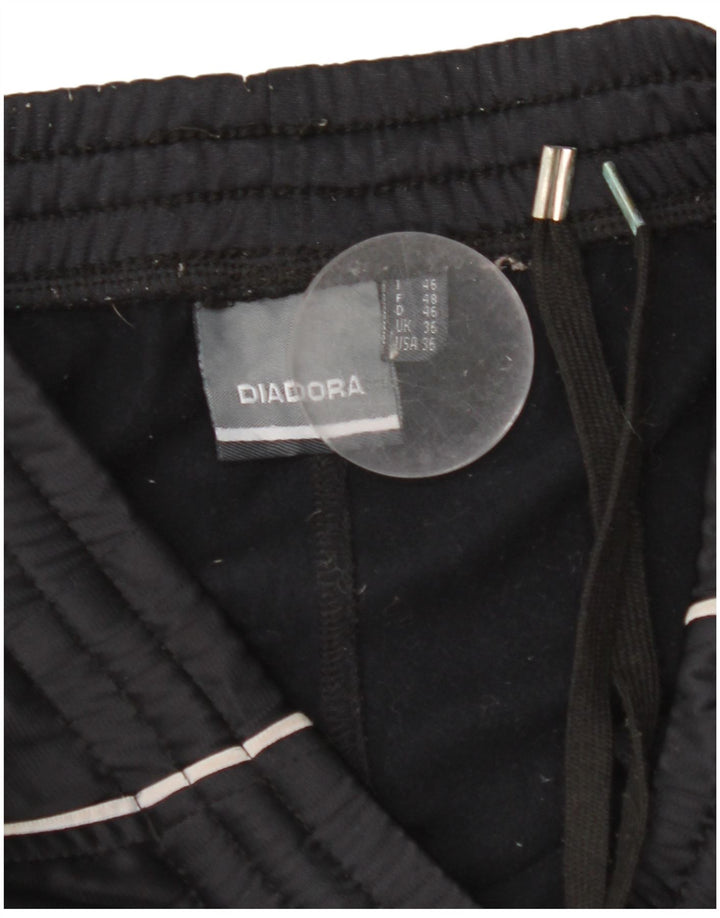 DIADORA Mens Tracksuit Trousers UK 36 Small Black