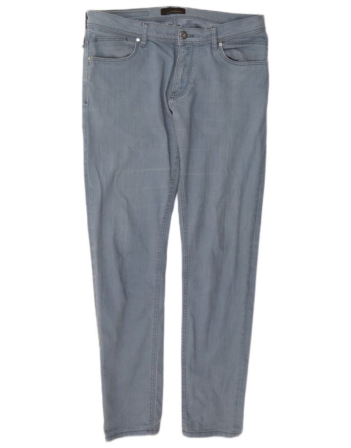 Zara Herren Slim Jeans EU 44 Large W34 L32 Blau