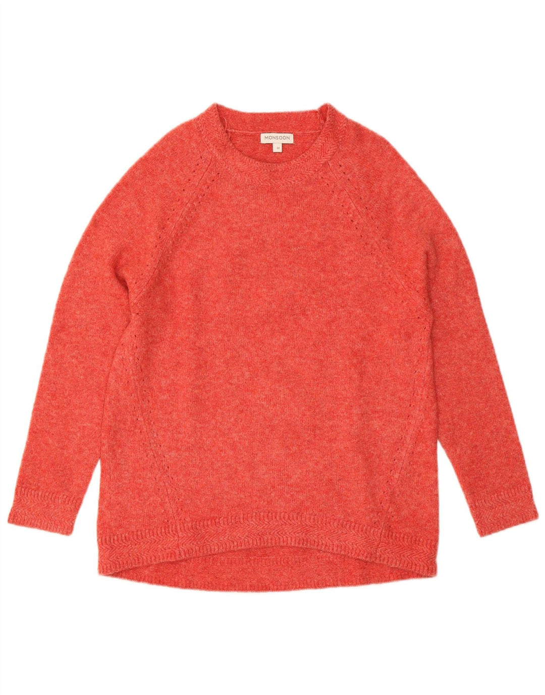 MONSOON Damen-Pullover mit U-Boot-Ausschnitt, UK 14, Mittelrot, Acryl