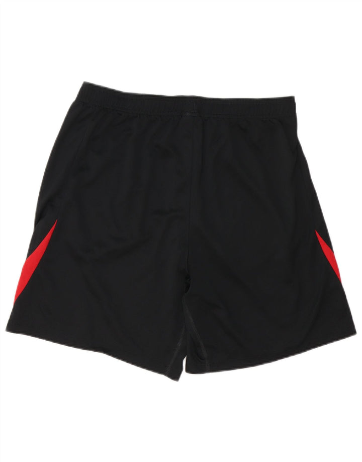 Nike Herren Liverpool Graphic Sportshorts, groß, schwarzes Farbblock-Polyester