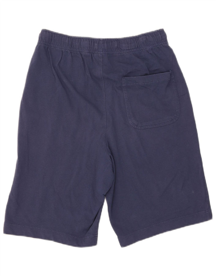 NIKE Herren-Sportshorts, klein, marineblau, Baumwolle