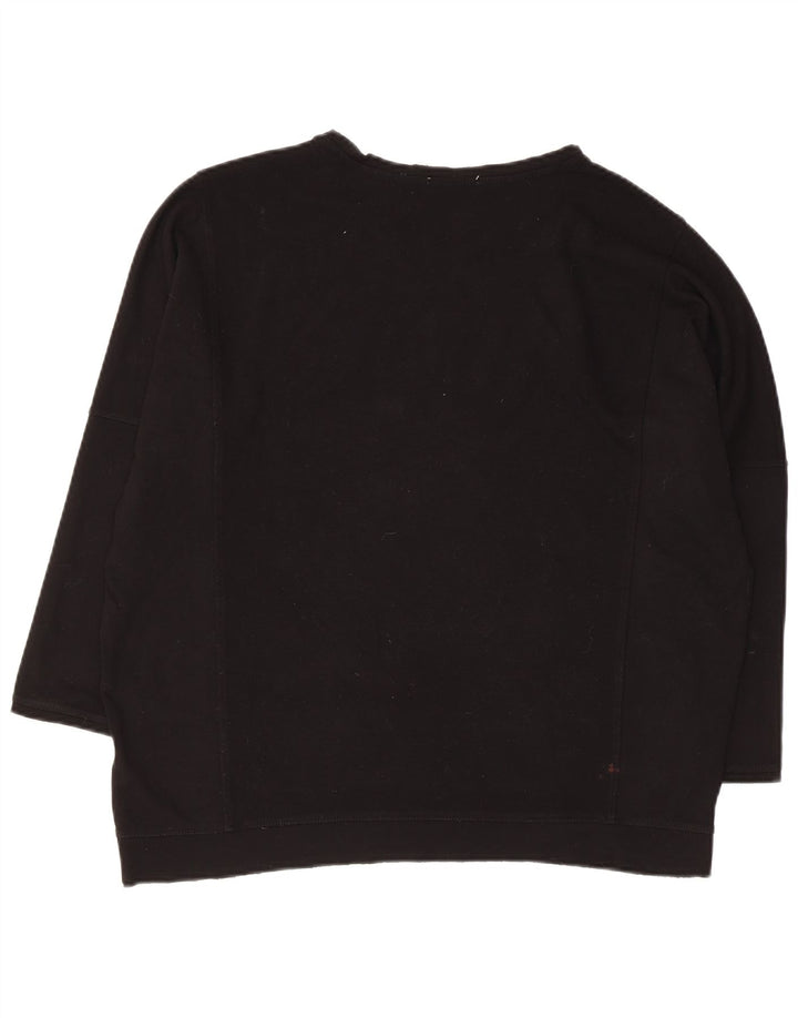 Zara Damen-Sweatshirt in Übergröße, Gr. 10, Größe S, Schwarz