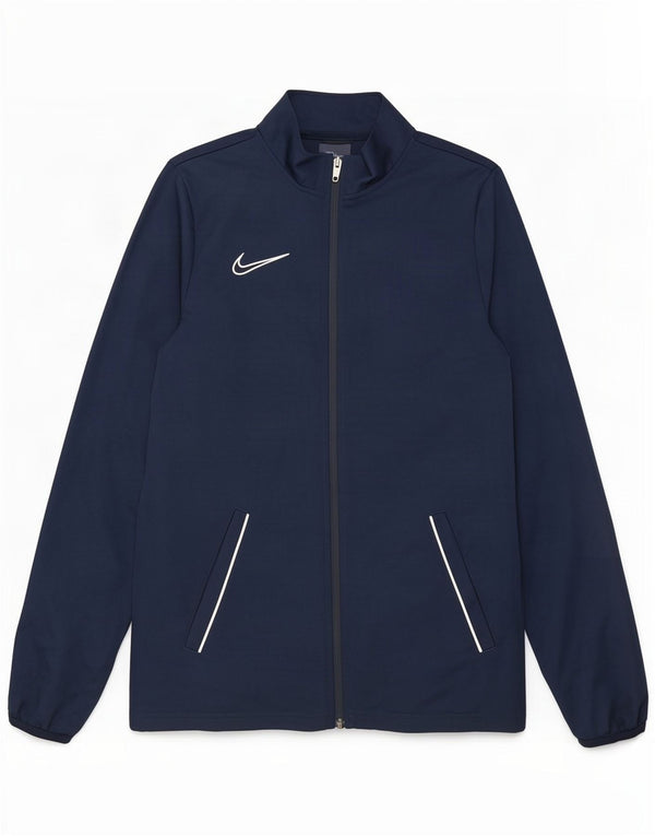 Nike Herren Dri Fit Trainingsanzug Top Jacke Small Marineblau Polyester