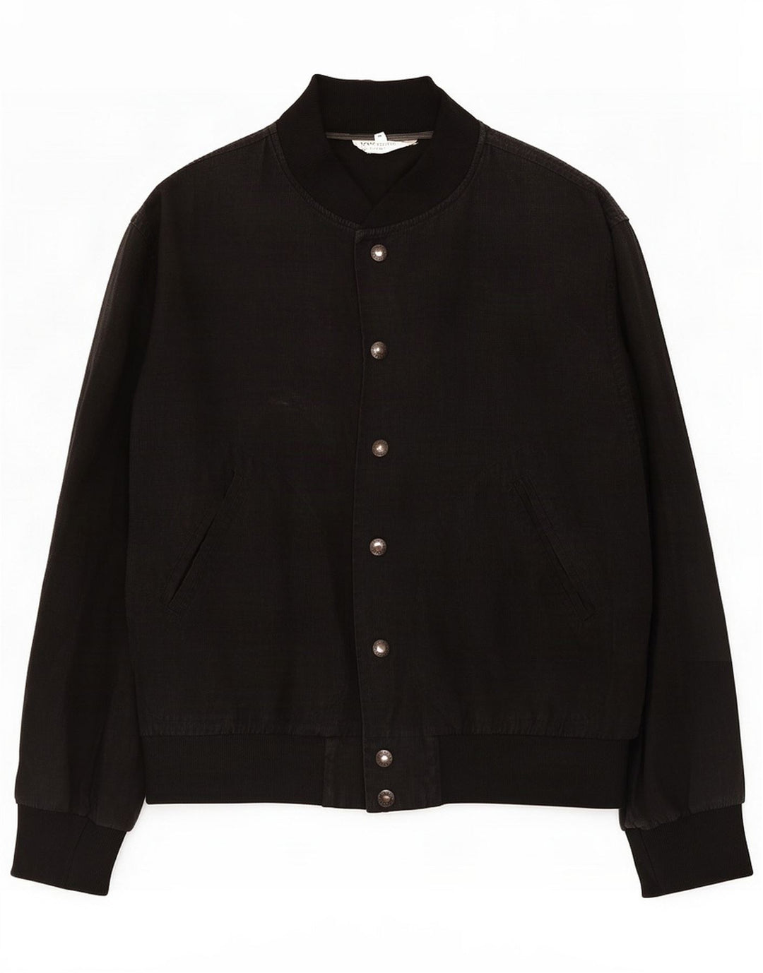 Iceberg Mens Graphic Bomber Jacket IT 48 Mittelschwarzes Leinen