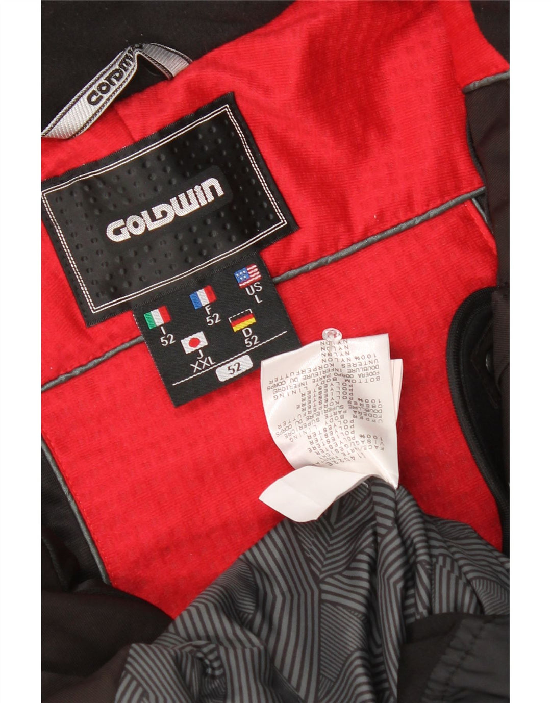 Goldwin Herren Skijacke IT 52 XL Braunes Colourblock-Polyester