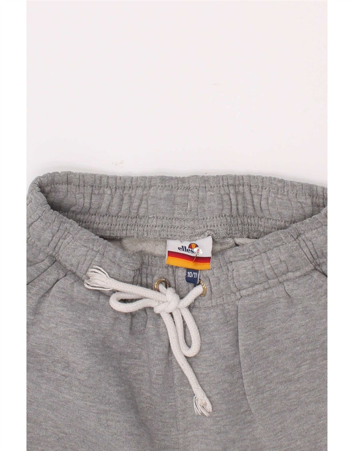 Ellesse Grafik-Sportshorts für Jungen, 10–11 Jahre, grau meliert