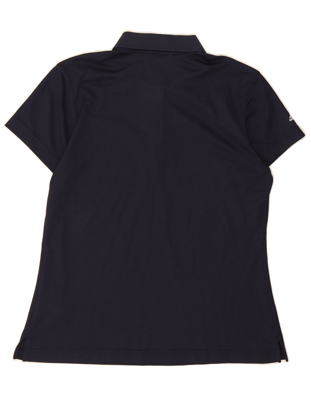 ADIDAS Womens Climalite Polo Shirt UK 16 Large Navy Blue Polyester Vintage Adidas and Second-Hand Adidas from Messina Hembry 