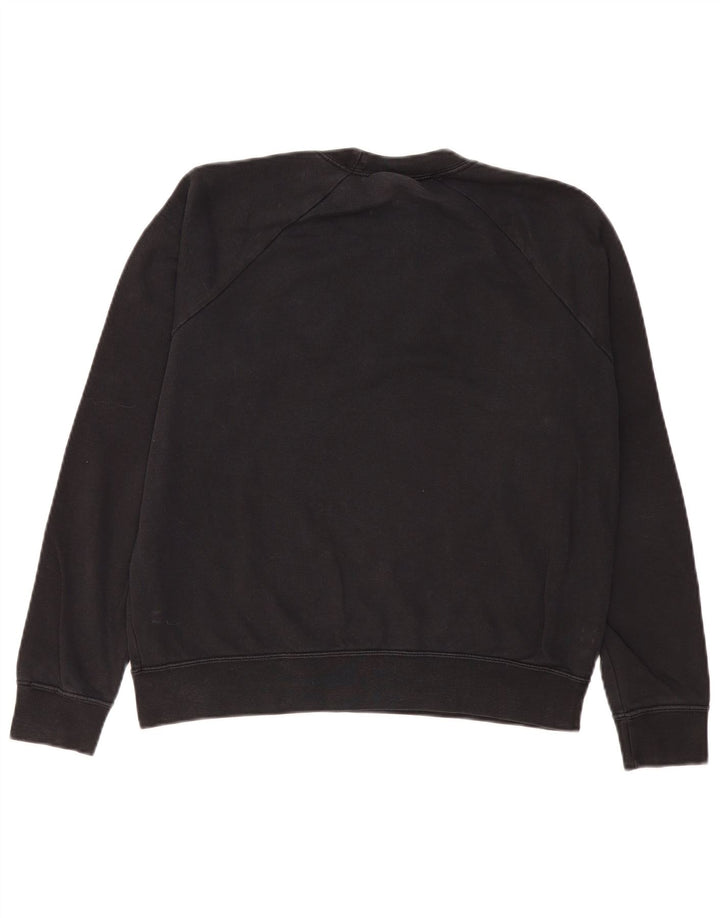 Nike Herren-Sweatshirt-Pullover, mittelschwarz, Baumwolle