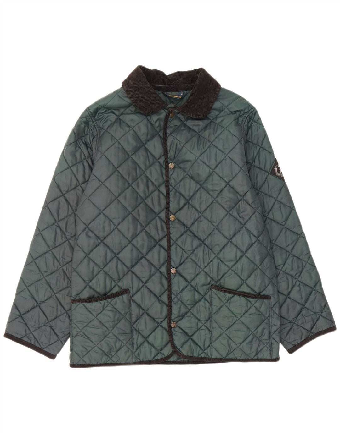 Henri Lloyd Herren Steppjacke UK 36 Small Grünes Nylon