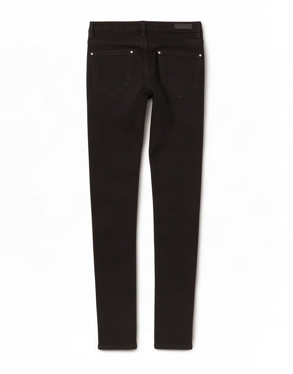Zara Damen Skinny Jeans EU 36 XS W26 L28 Schwarze Baumwolle