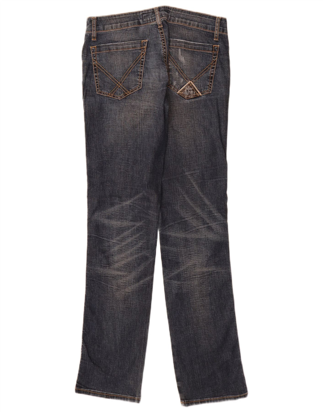 Roy Rogers Damen Straight Jeans W29 L34 Blaue Baumwolle