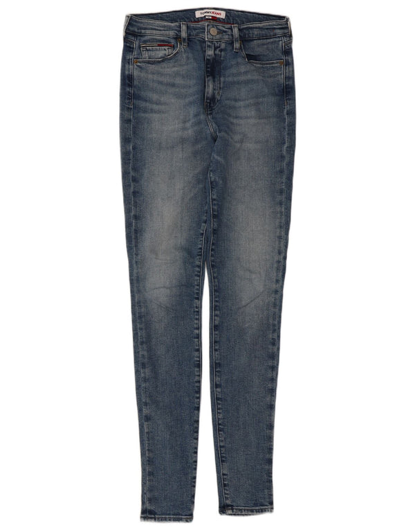 Tommy Hilfiger Damen Skinny Jeans W29 L34 Blaue Baumwolle