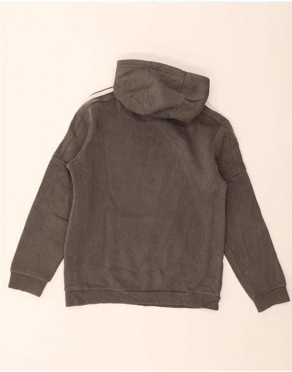 Adidas Jungen Graphic Hoodie Pullover 11–12 Jahre graue Baumwolle