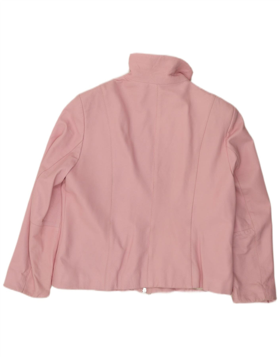 CABRINI Damen Lederjacke UK 16 Großes rosa Leder