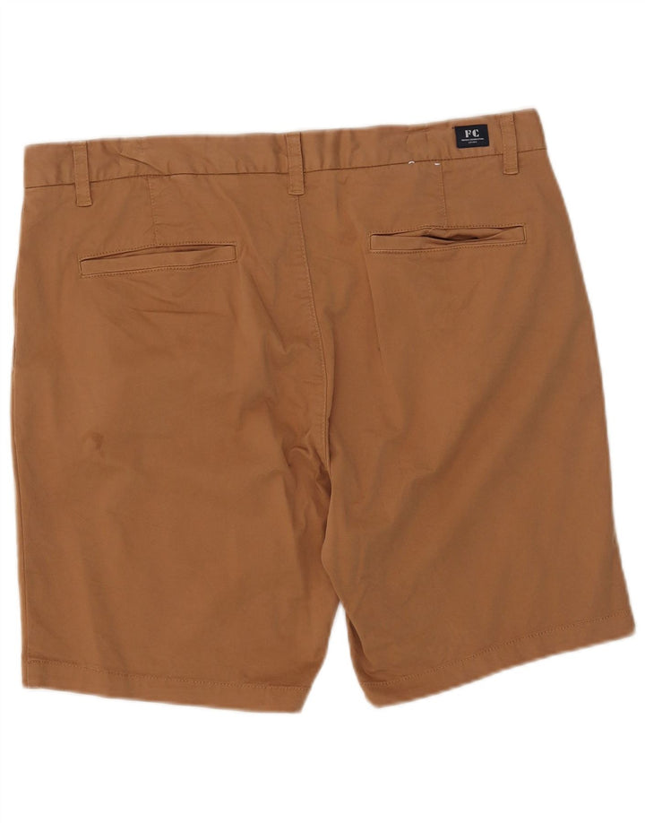 French Connection Herren-Chinoshorts, W36, groß, braune Baumwolle