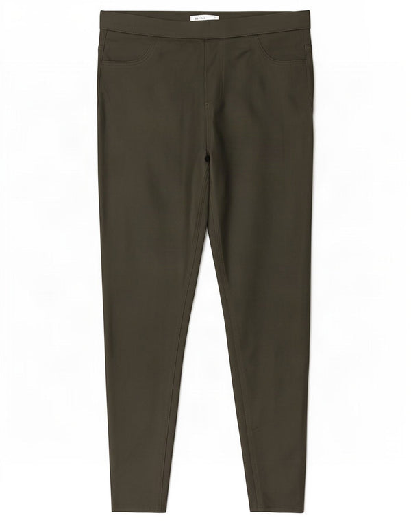 Marks & Spencer Damen Jegging Freizeithose UK 14 Large W32 L25 Khaki