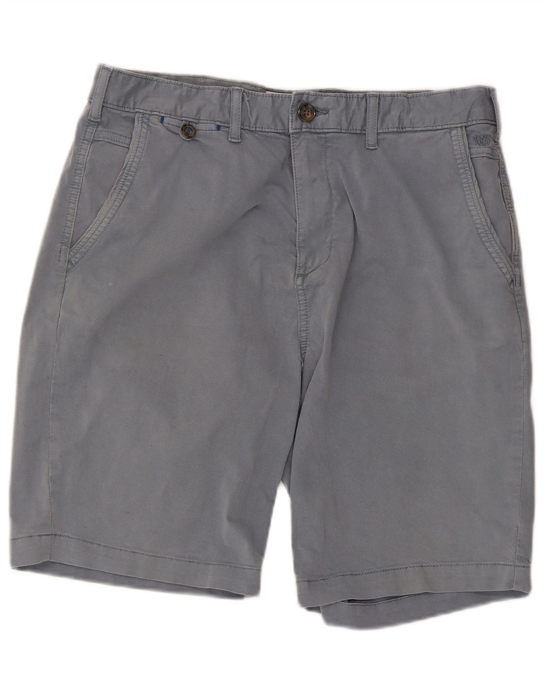 White Stuff Herren-Chinoshorts W34, Größe L, Grau, Baumwolle