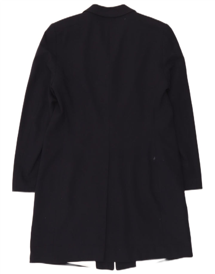 Marks & Spencer Damen-Mantel mit Standard-Passform, UK 12, mittleres Marineblau