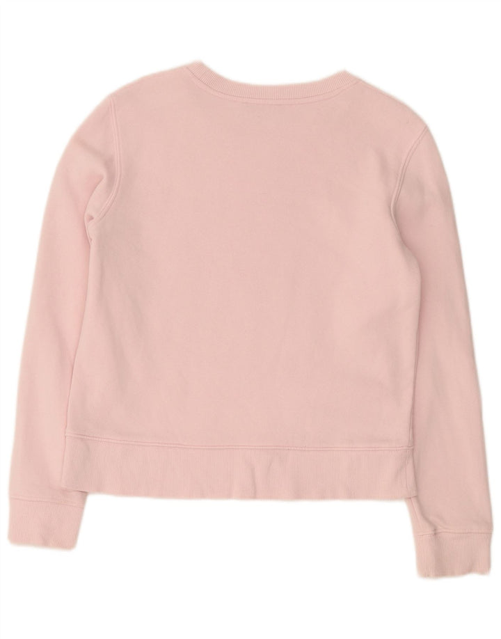 Zara Damen Sweatshirt Pullover UK 10 Small Pink